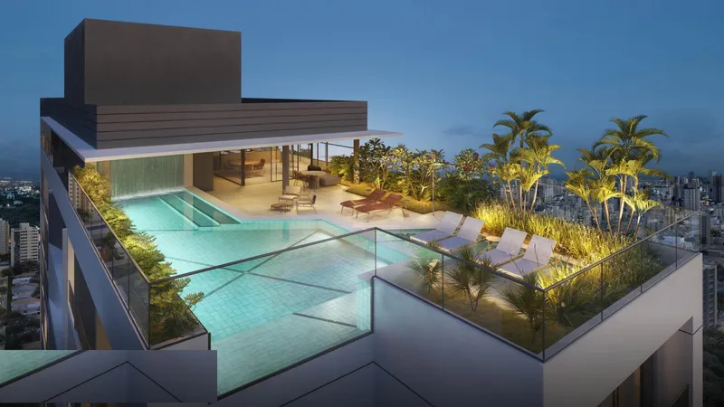 Rooftop piscina — Cidade Ybiti Home